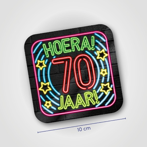Neon onderzetters - 70 jaar Neon onderzetters - 70 jaar